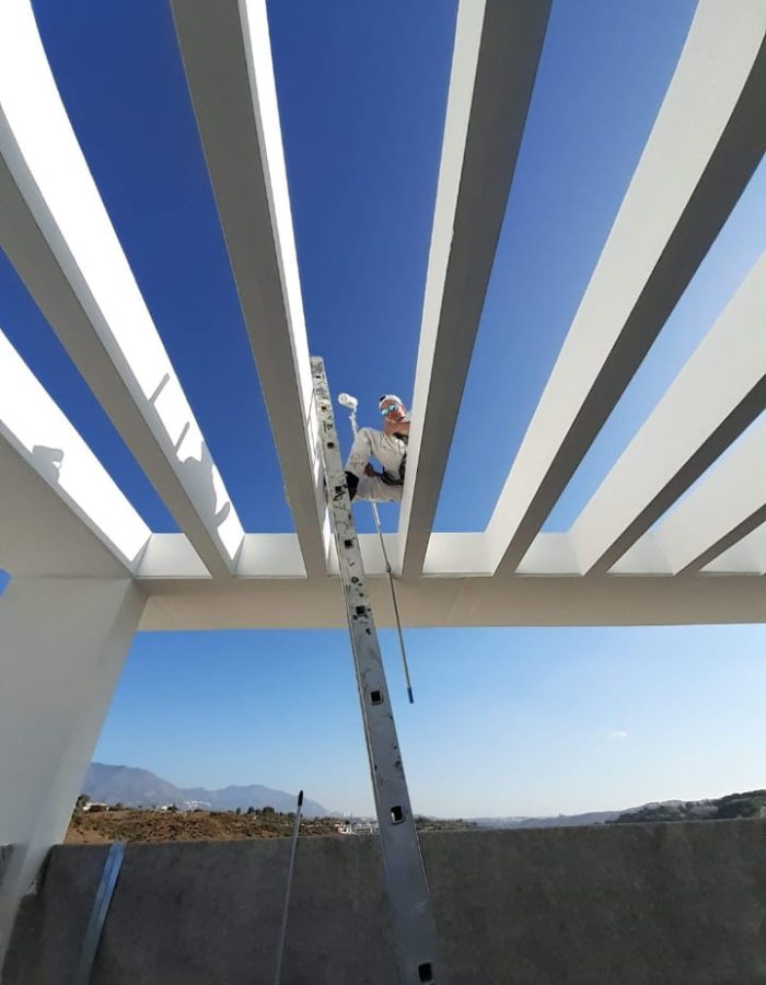 pergola pergola blnaca